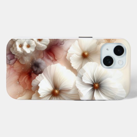 Eetherische Kosmos Bloemen Case-Mate iPhone Case (Achterkant (horizontaal))