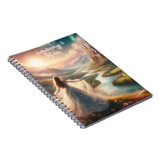 Eetherische liefde betoverde pagina's notitieboek (Rechterzijde)