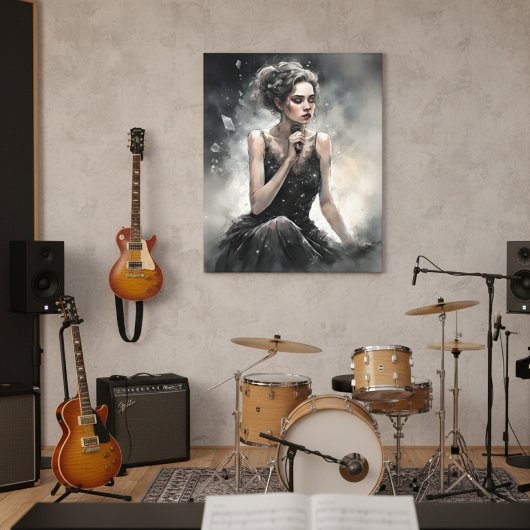 Eetherische Melody Canvas Afdruk