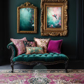 Eetherische mistige hangende bloementuin tissuepapier