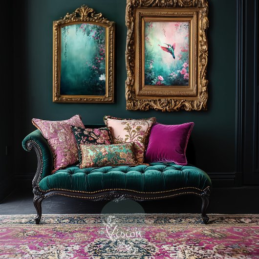 Eetherische mistige hangende bloementuin tissuepapier