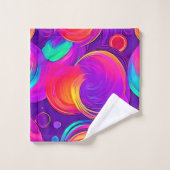 Eetherische neon: Abstracte dromen Bad Handdoek (Wasdoekje)