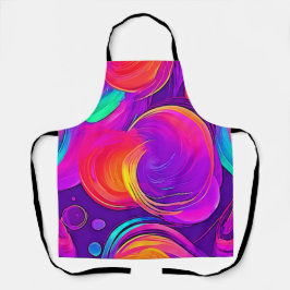 Eetherische neon: Abstracte dromen Schort