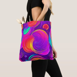 Eetherische neon: Abstracte dromen Tote Bag