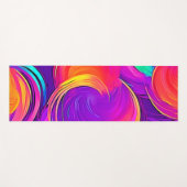 Eetherische neon: Abstracte dromen Yogamat (Voorkant (horizontaal))