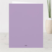 Eetherische pluche paddenstoel tuin, zachte pastel kaart (Achterkant)
