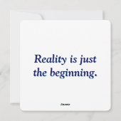 Eetherische Reverie – Surrealistische Dreamscape G Feestdagenkaart (Achterkant)