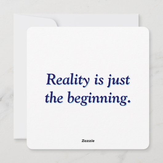 Eetherische Reverie – Surrealistische Dreamscape G Feestdagenkaart (Achterkant)