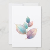 Eetherische schoonheid zachte toon grillige pastel (Achterkant)