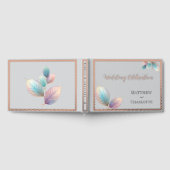 Eetherische schoonheid zachte toon grillige pastel gastenboek (Volledig)