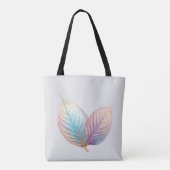 Eetherische schoonheid zachte toon grillige pastel tote bag (Achterkant)
