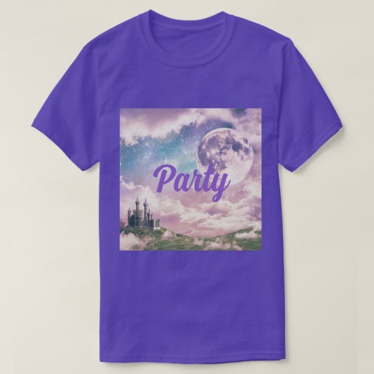 Eetherische Sky Castle Party T-shirt (Design voorkant)