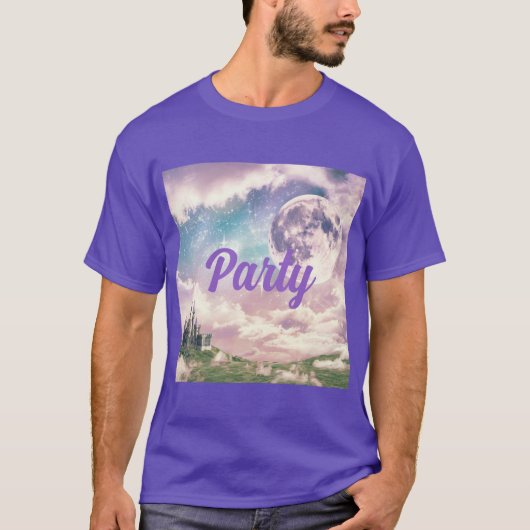 Eetherische Sky Castle Party T-shirt (Voorkant)