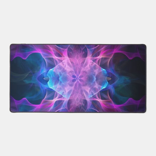 Eetherische slierten: Blue & Mauve Kirlian Art Bureaumat (Voorkant)