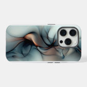 Eetherische stroom – Abstracte elegantie iPhone 15 iPhone Hoesje (Achterkant horizontaal)