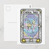 Eetherische Tarot – Fairy met kristallen bol Briefkaart (Voorkant / Achterkant)