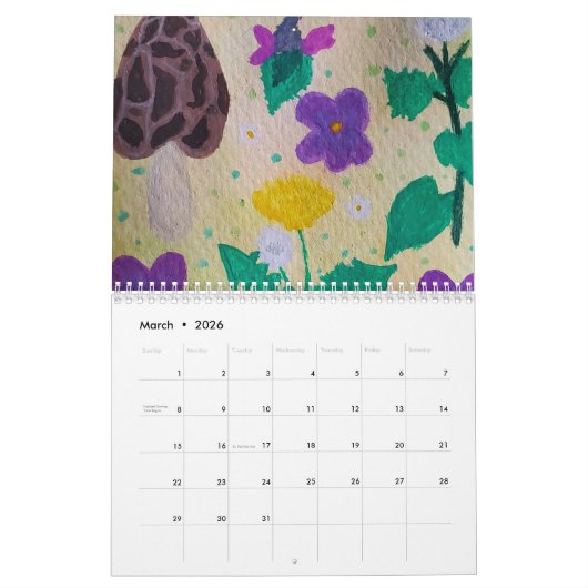 Eetherische wonderen 2026 Kalender (Mar 2026)