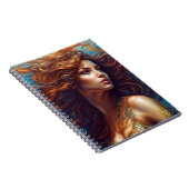 Eetherische zeemeermin Art Print Fantasy Onderwate Notitieboek (Rechterzijde)