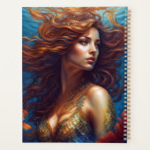 Eetherische zeemeermin Art Print Fantasy Onderwate Planner (Achterkant)