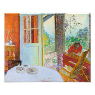 Eetkamer op het platteland Paul Bonnard Foto Afdruk
