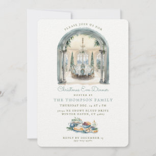 Eetkamertafel   Kerstavond diner Kaart