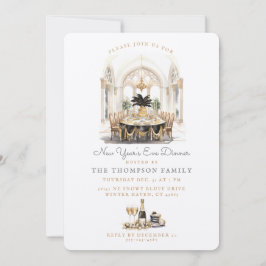 Eetkamertafel | Nieuwjaarsdiner Kaart