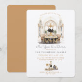 Eetkamertafel | Nieuwjaarsdiner Kaart (Voorkant / Achterkant)