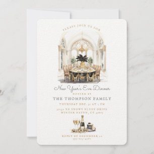 Eetkamertafel   Nieuwjaarsdiner Kaart