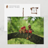 Eetkersen in de boomzomer briefkaart (Voorkant / Achterkant)