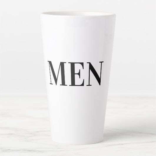 Eetkeuken Mannen Tekst Mokken Kopjes Latte Mok (Voorkant)