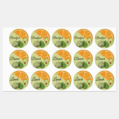 Eetlabels voor ontbijt, lunch en diner labels (Vel)