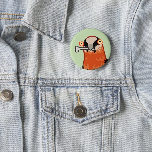 Eetlust in het bot Button (In situ)