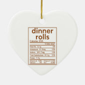 eetlust - voedingsfeiten keramisch ornament (Achterkant)