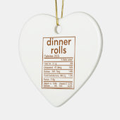 eetlust - voedingsfeiten keramisch ornament (Links)