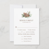Eetmaal Winter RSVP Kaart (Voorkant)