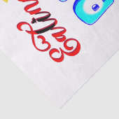 Eetservies Is Echt Plezier Tissuepapier (Detail)