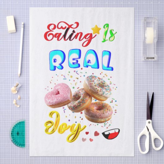 Eetservies Is Echt Plezier Tissuepapier (Craft)