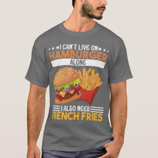 Eetstijl Vleesburger Cadeau-idee voor etensliefheb T-shirt