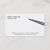 eetstokvariatie visitekaartje (Achterkant)