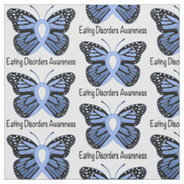 Eetstoornis Butterfly Awareness Ribbon Stof