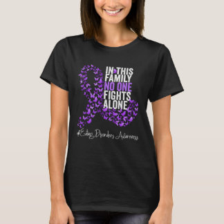 Eetstoornissen Bewustzijn Maand Paarse Lint Pul T-shirt