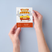 Eetstraat hotdog flyer (Hand)