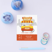 Eetstraat hotdog flyer (Enkel)