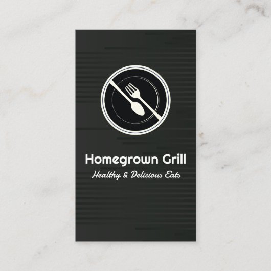 Eettafel Logo | Restaurant  Visitekaartje (Voorkant)