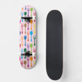 Eettextuur Persoonlijk Skateboard (Voorkant)