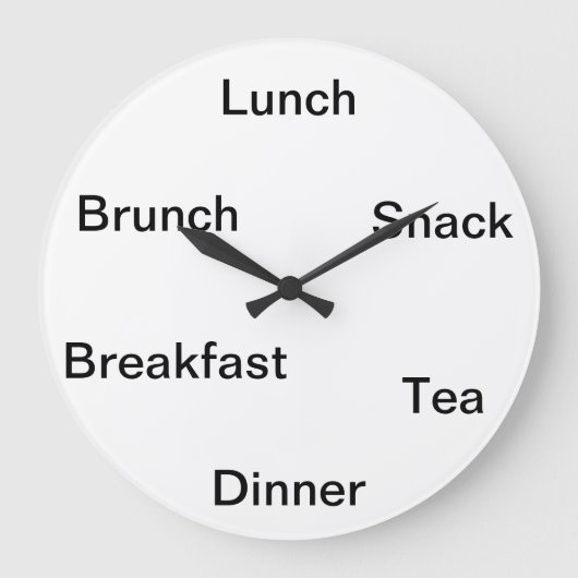 Eettijd Grote Klok (Voorkant)