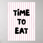 Eettijd Poster (Voorkant)