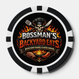 Eetwaar uit de achtertuin van Bossman Poker Chips