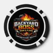 Eetwaar uit de achtertuin van Bossman Poker Chips (Achterkant)