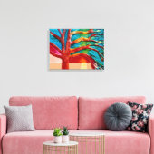 Eeuwboom Canvas Afdruk (Insitu (Woonkamer))